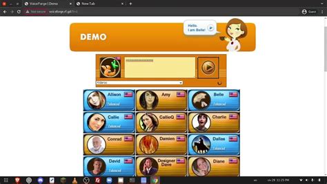 screenshot of httpswww. . Voiceforge demo 2022